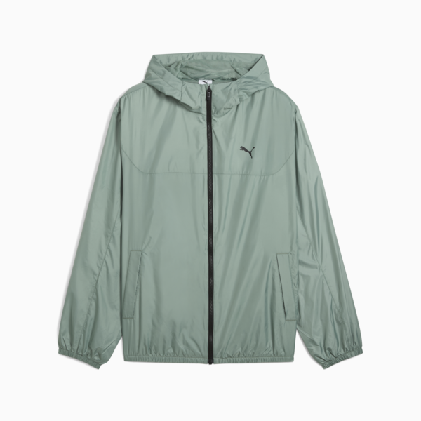 Essentials Regular Windbreaker Men, Green Moon, large-ZAF