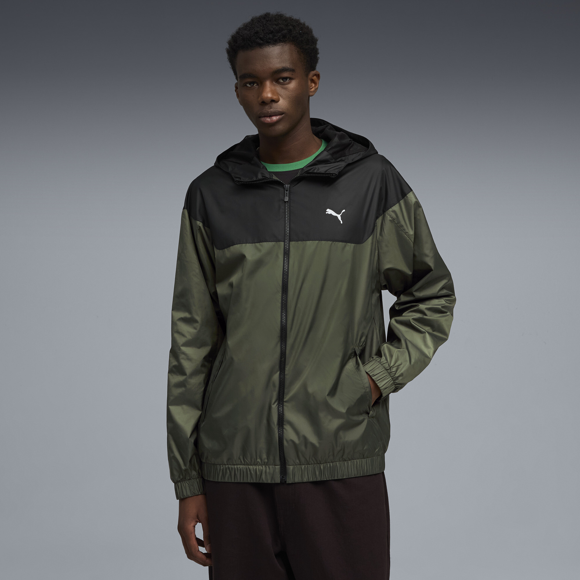 ジャケット・アウター argue LINEN ESSENTIAL RHYTHM JACKET Argue Culture フェイクレザージャケット 安全ピン付き モード系