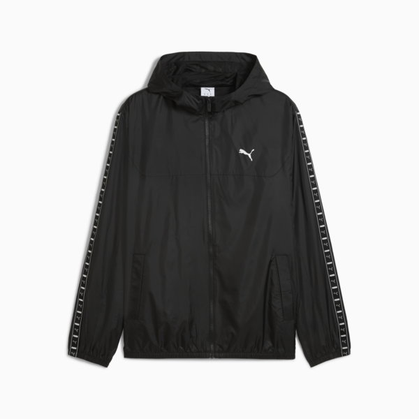Campera PUMA rompevientos Essentials Tape, PUMA Black, large-ARG