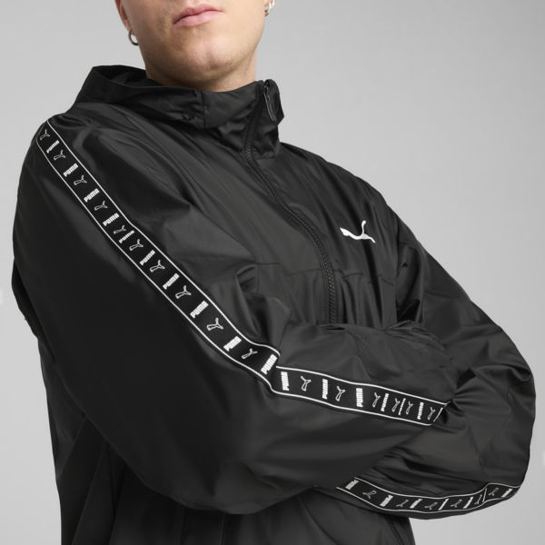 Campera PUMA rompevientos Essentials Tape, PUMA Black, large-ARG