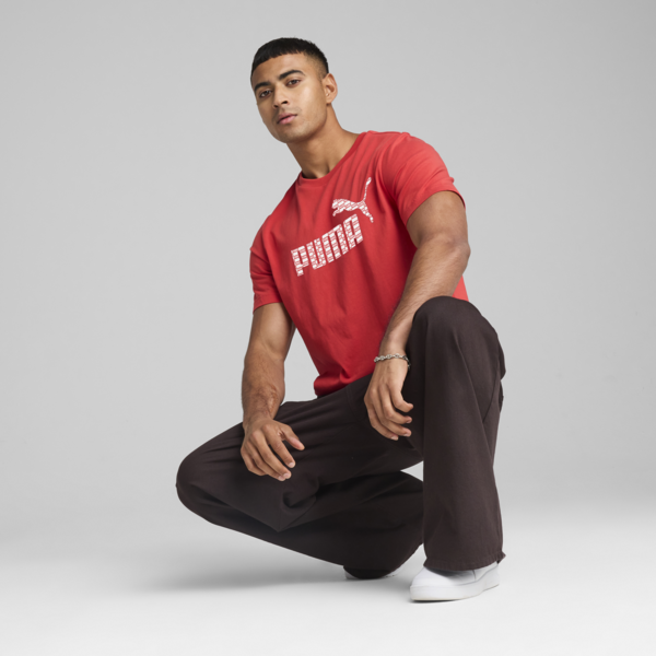 PUMA United Tee Men, Red Fire, large-ZAF