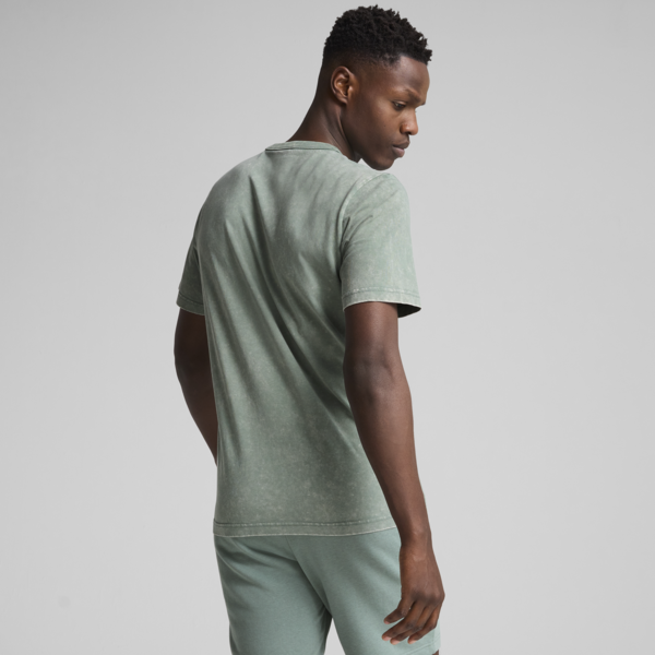 Playera PUMA Class Washed para hombre, Green Moon, large-MEX
