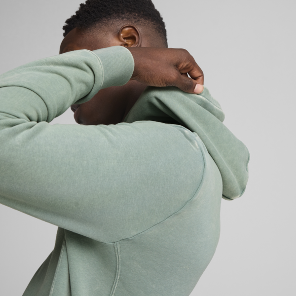 Sudadera con capucha PUMA Class Washed para hombre, Green Moon, large-MEX
