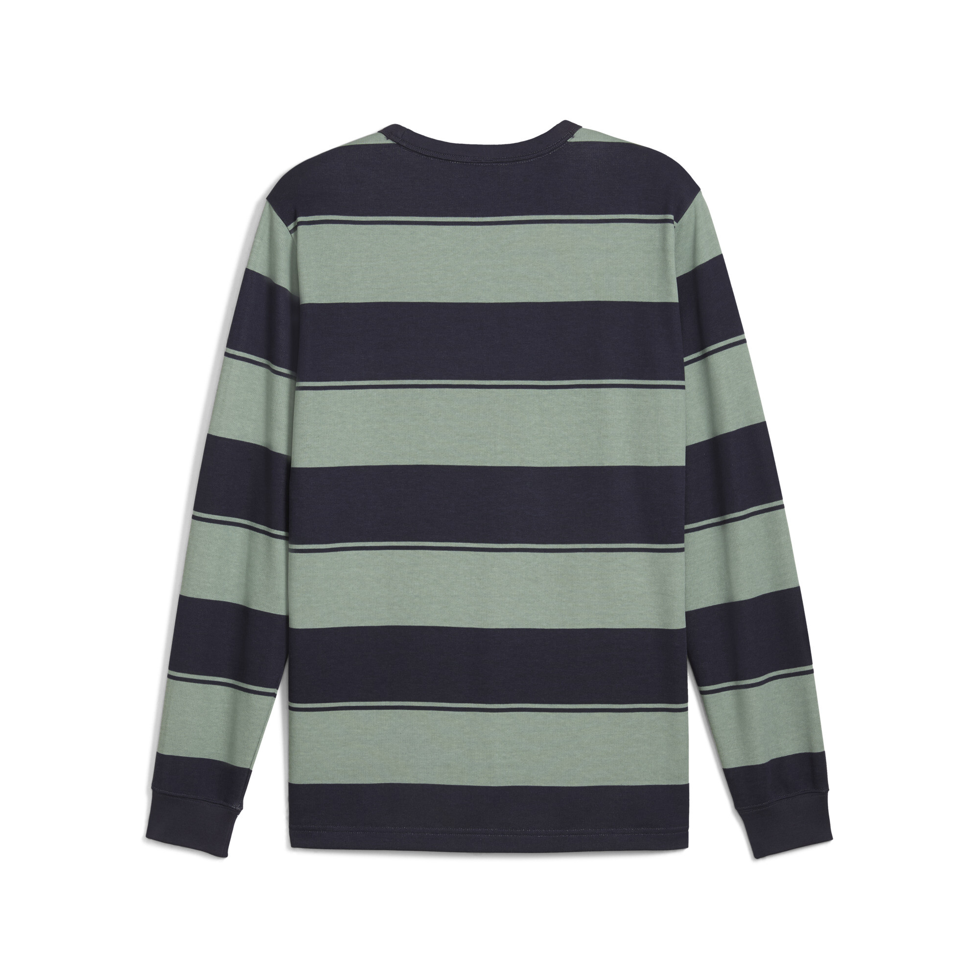 PUMA Class gestreepte crewtop voor Heren, Groen
