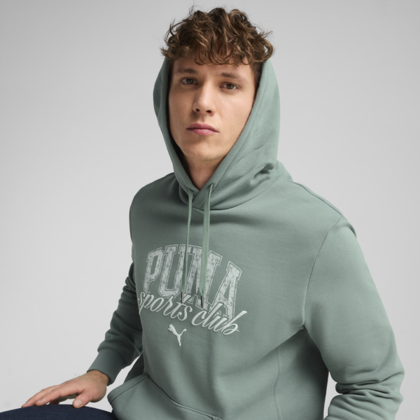 PUMA Class Hoodie Men, Green Moon, large-ZAF