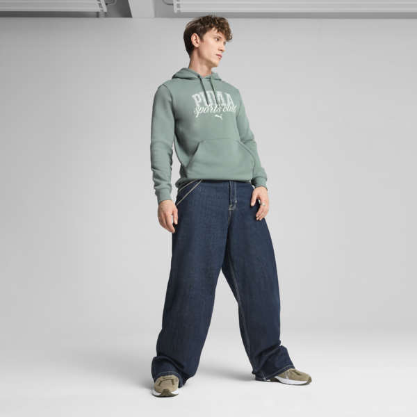 PUMA Class Hoodie Men, Green Moon, large-ZAF