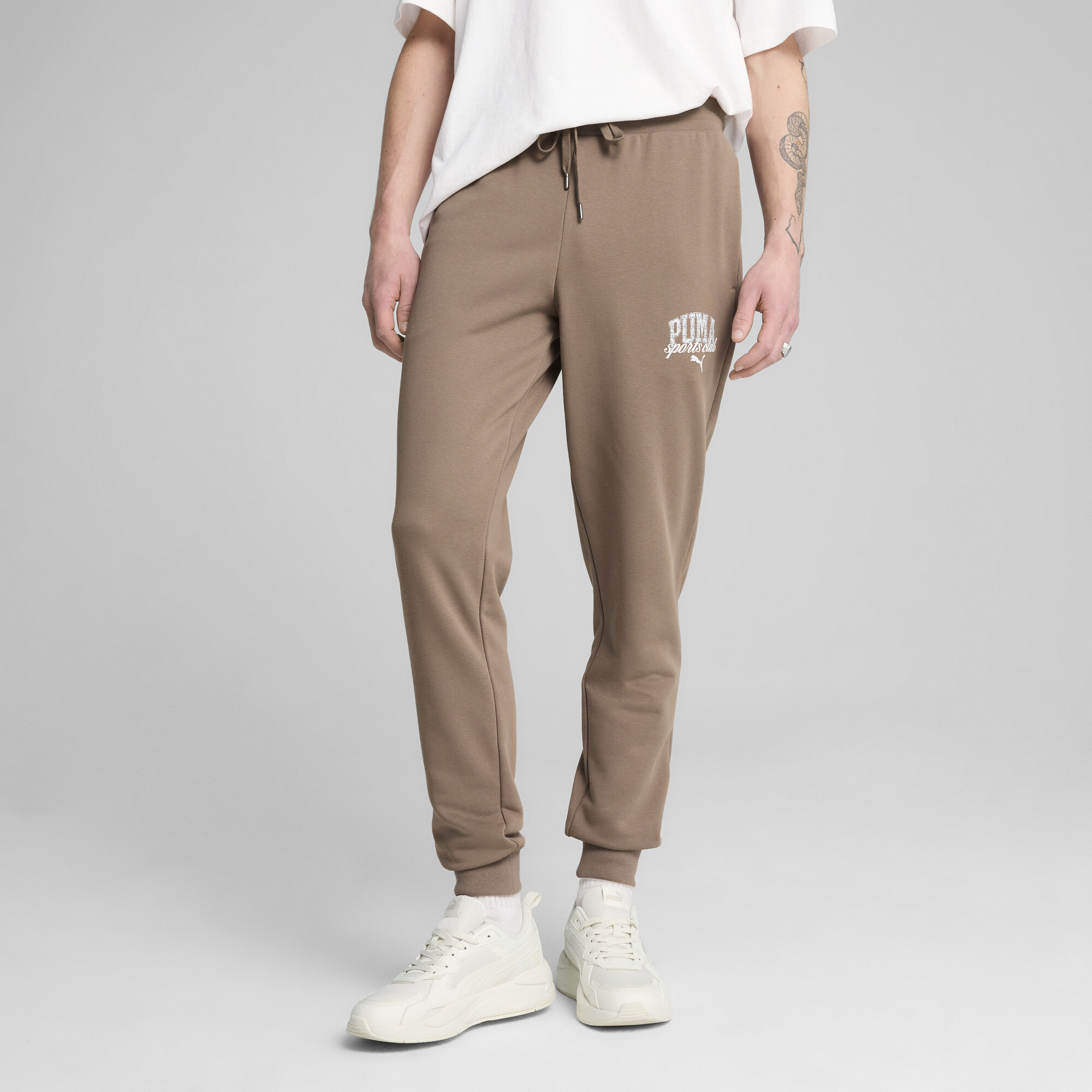 Puma Class Sweatpants Men In Brown
