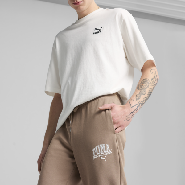 PUMA Class Sweatpants Men, Totally Taupe, large-ZAF