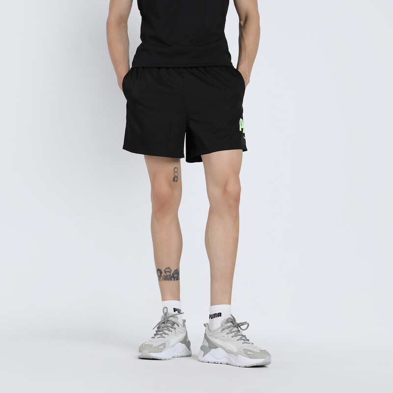 

Men's PUMA Logo Lab Woven 5" Shorts