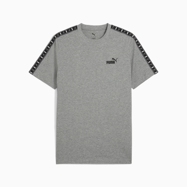 Remera Essentials Tape para hombre, Medium Gray Heather, large-ARG