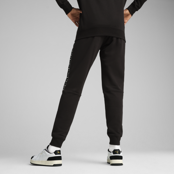 Pantalones de chándal Essentials Tape para hombre, PUMA Black, large-ARG