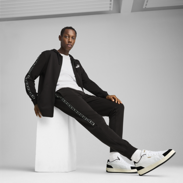 Pantalones de chándal Essentials Tape para hombre, PUMA Black, large-ARG