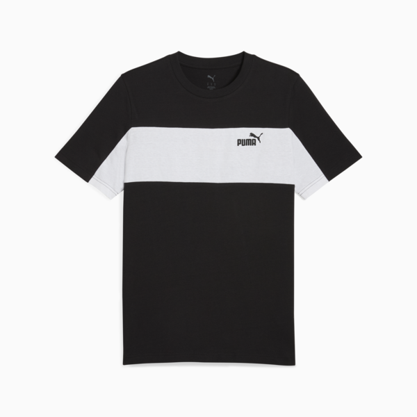 Remera Essentials para hombre, PUMA Black, large-ARG