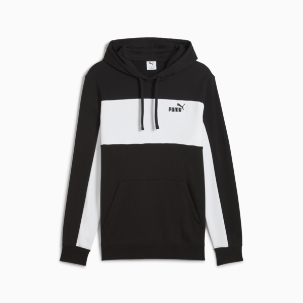 Buzo con capucha Essentials Block para hombre, PUMA Black, large-ARG
