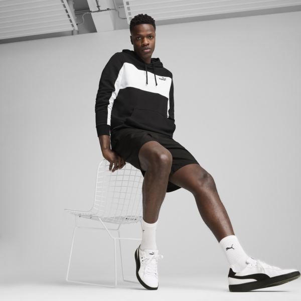 Buzo con capucha Essentials Block para hombre, PUMA Black, large-ARG