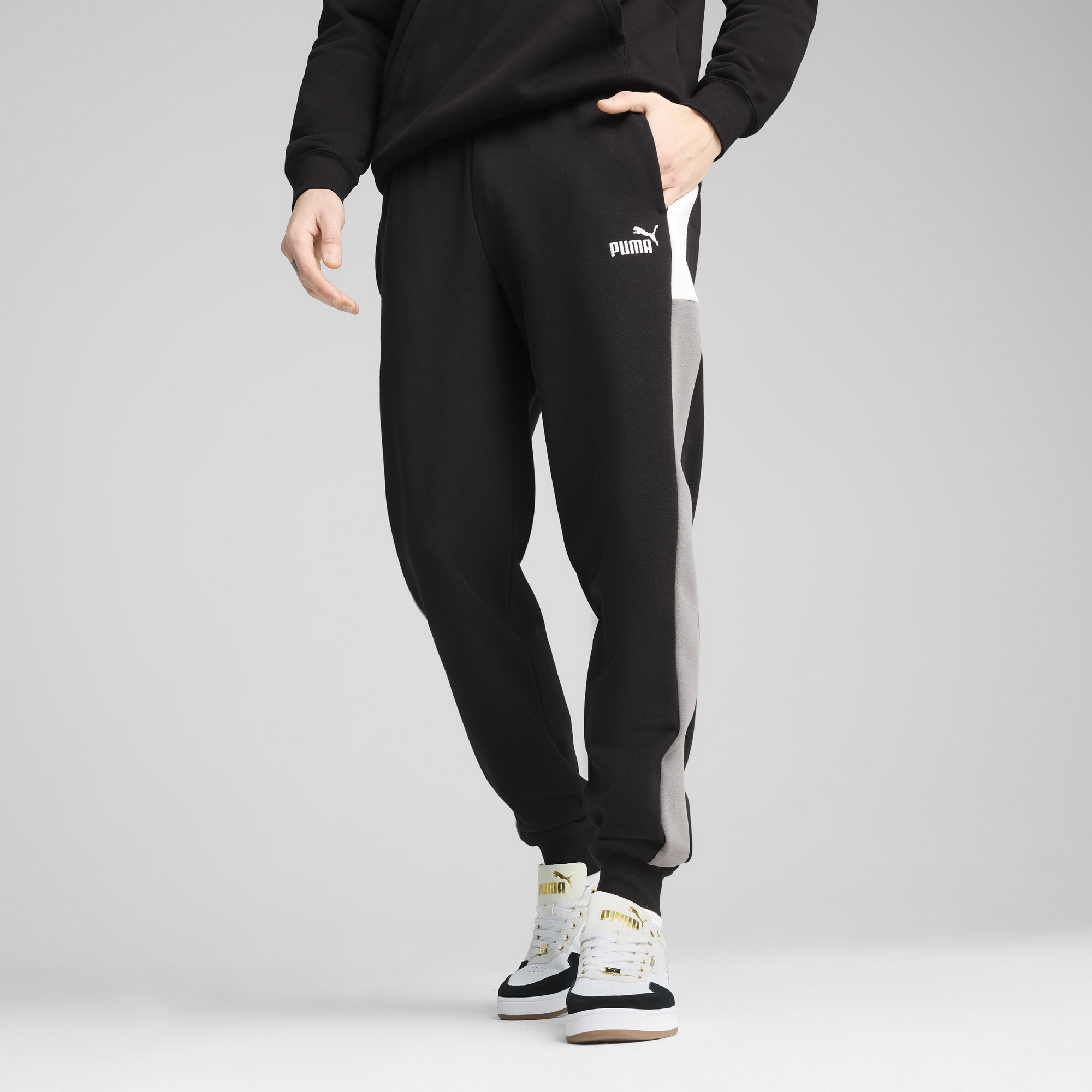 Buzo Essentials Block para Hombre Negro Puma