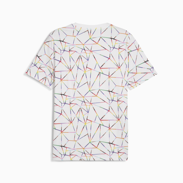 Playera estampada Love United para hombre, PUMA White, large-MEX