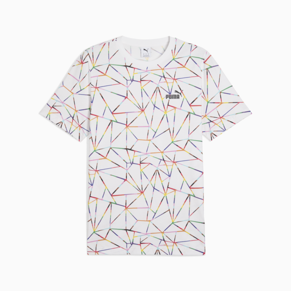 Playera estampada Love United para hombre, PUMA White, large-MEX