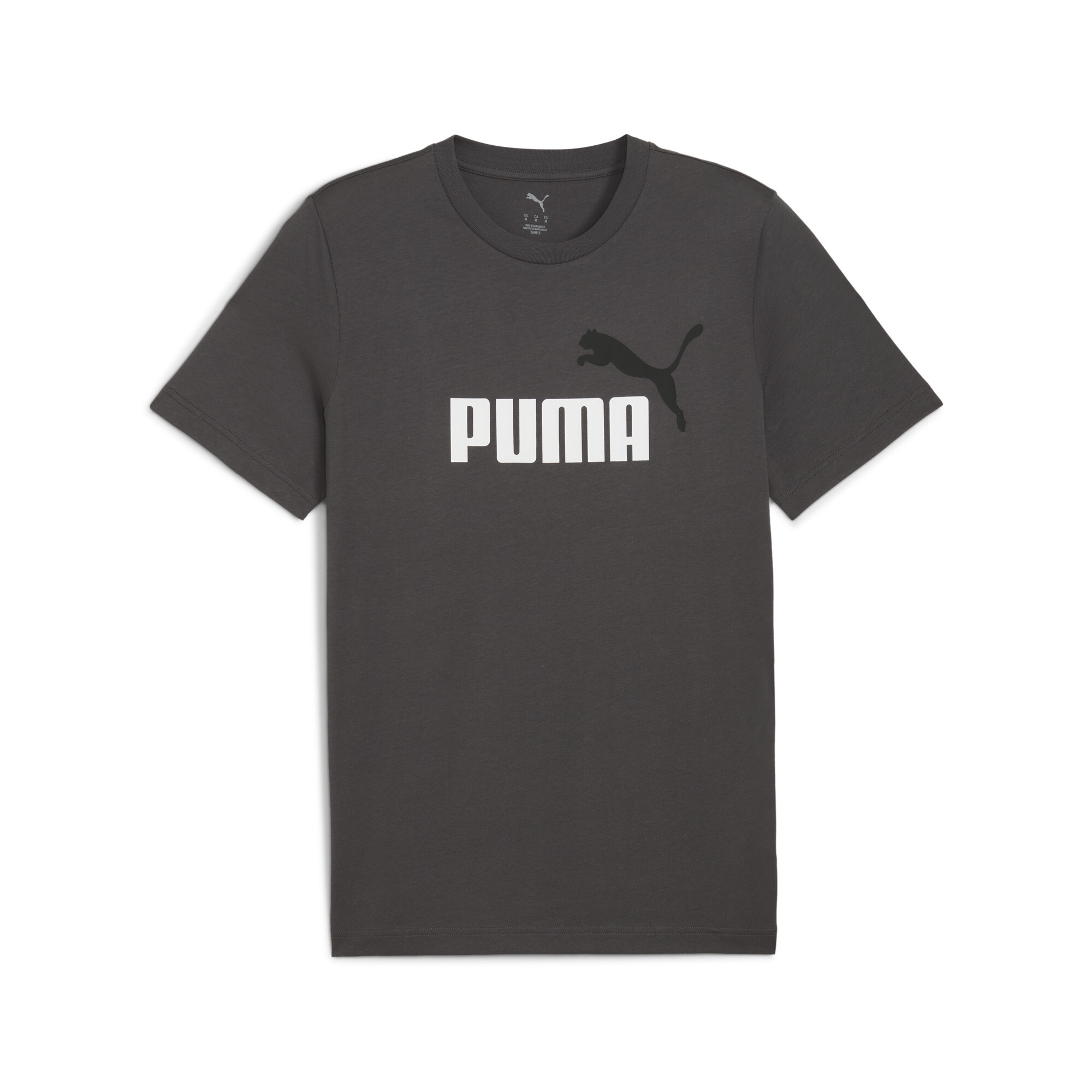 PUMA Essentials 2 Colour No. 1 Logo T-shirt voor Heren, Grijs, Maat XS thumbnail 3