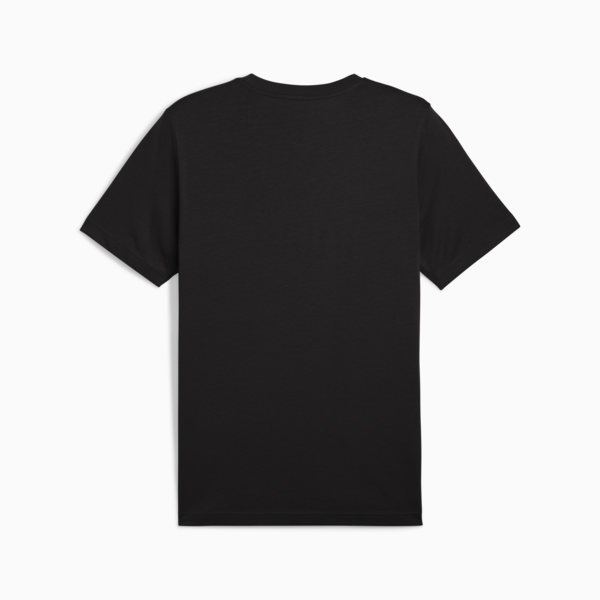 Essentials 2 Colour No. 1 Logo Tee Men, PUMA Black-Spring Fern, large-MEX