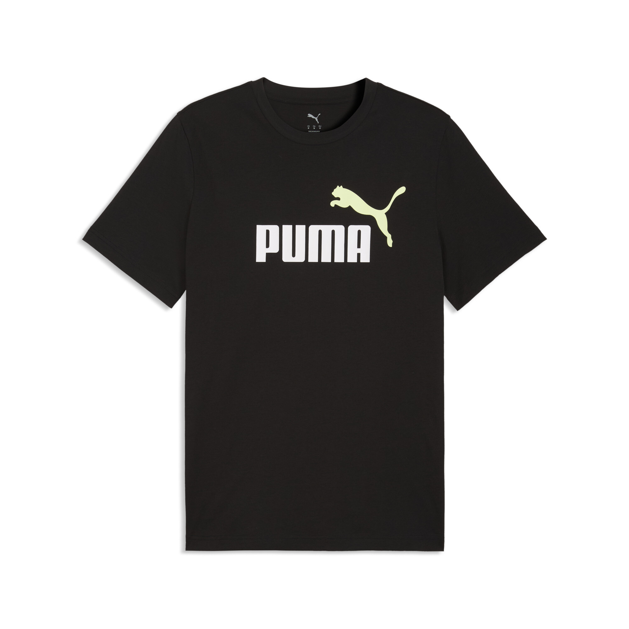 PUMA Essentials 2 Colour No. 1 Logo T-shirt voor Heren, Zwart, Maat L thumbnail 3