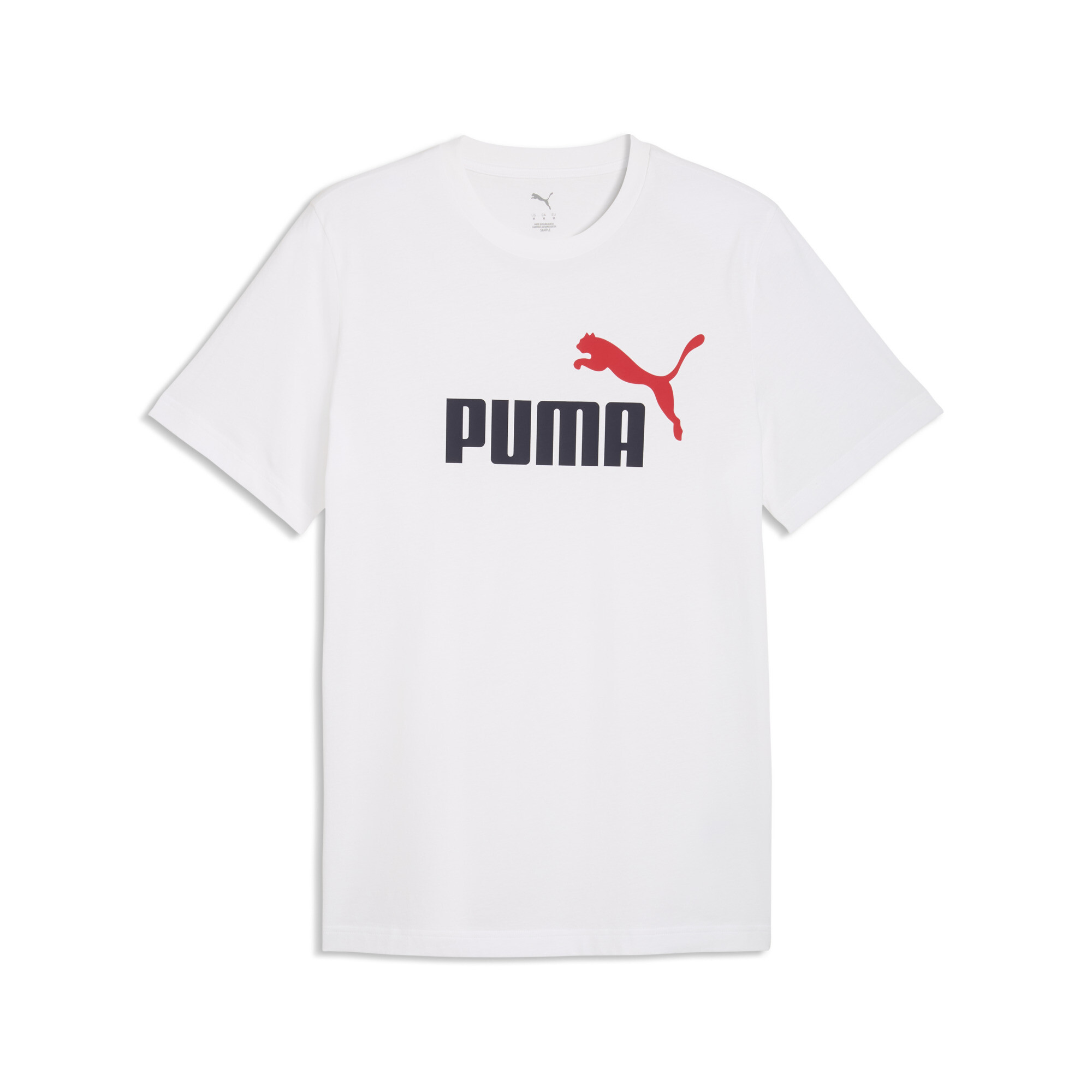 PUMA Essentials 2 Colour No. 1 Logo T-shirt voor Heren, Rood/Wit, Maat L thumbnail 3