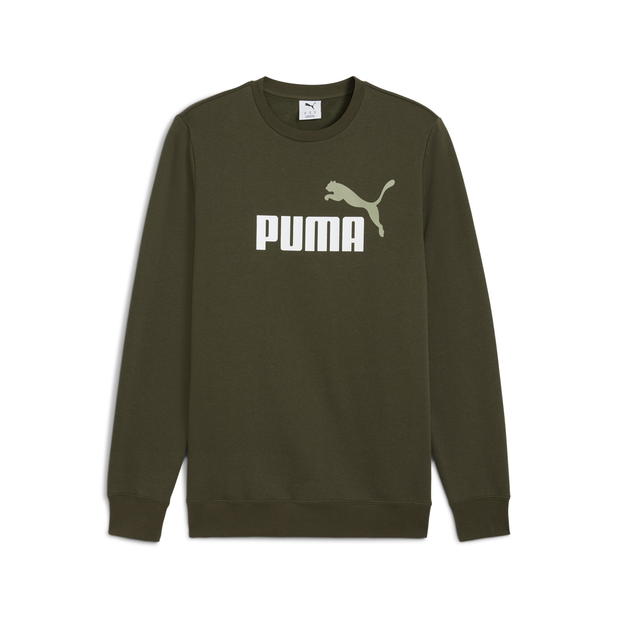PUMA Essentials 2 Colour No. 1 Logo fleecetrui met ronde hals voor Heren, Maat XL thumbnail 3