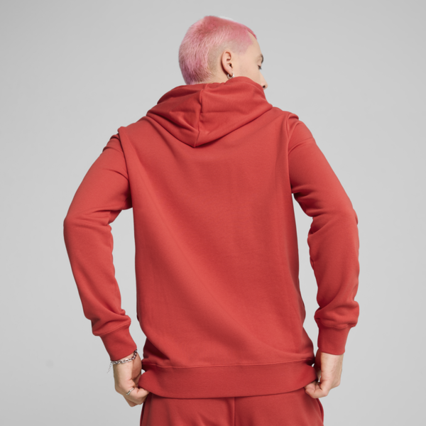 Essentials 2 Colour No. 1 Logo Hoodie Men, Red Fire, large-MEX