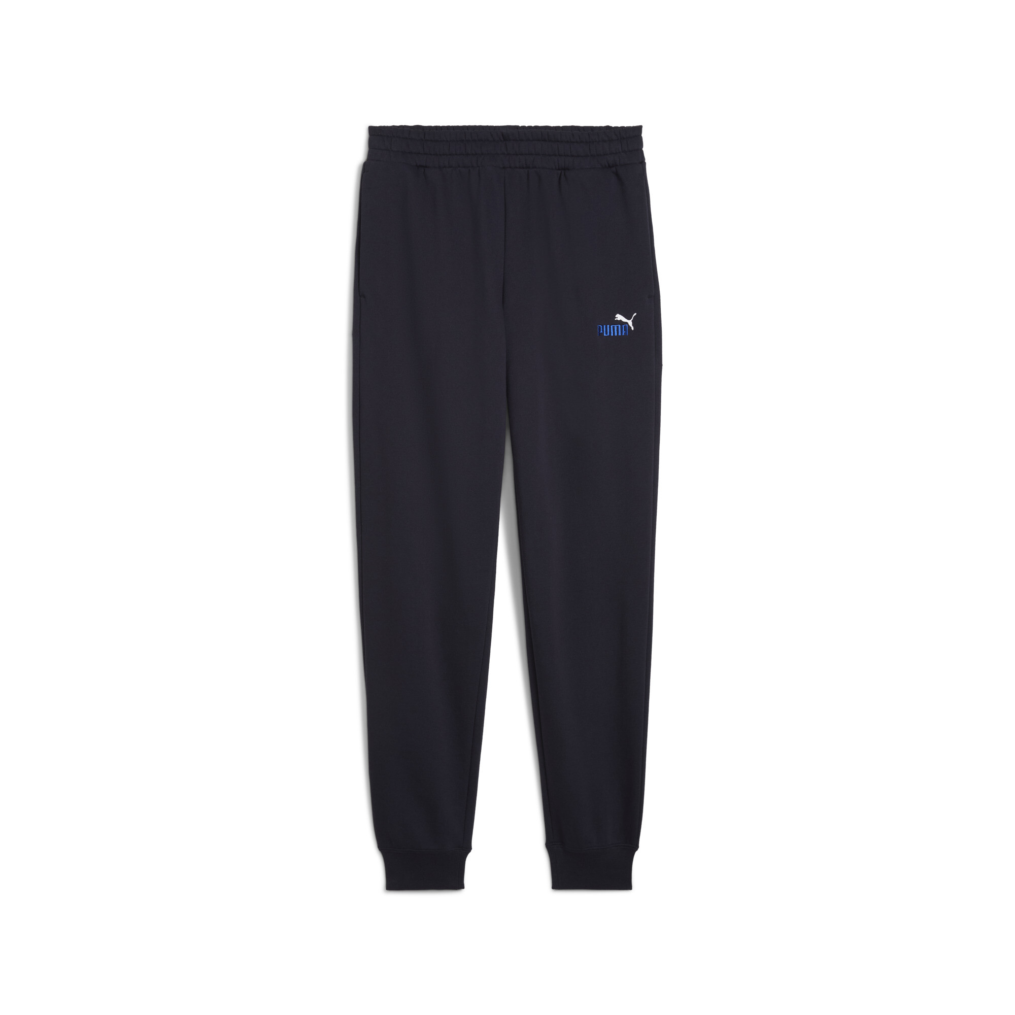Puma Essentials 2 Colour No.1 Logo Jogginghose Herren | Mit Logo Print | Navy/Mountain Blue | Größe: XXL
