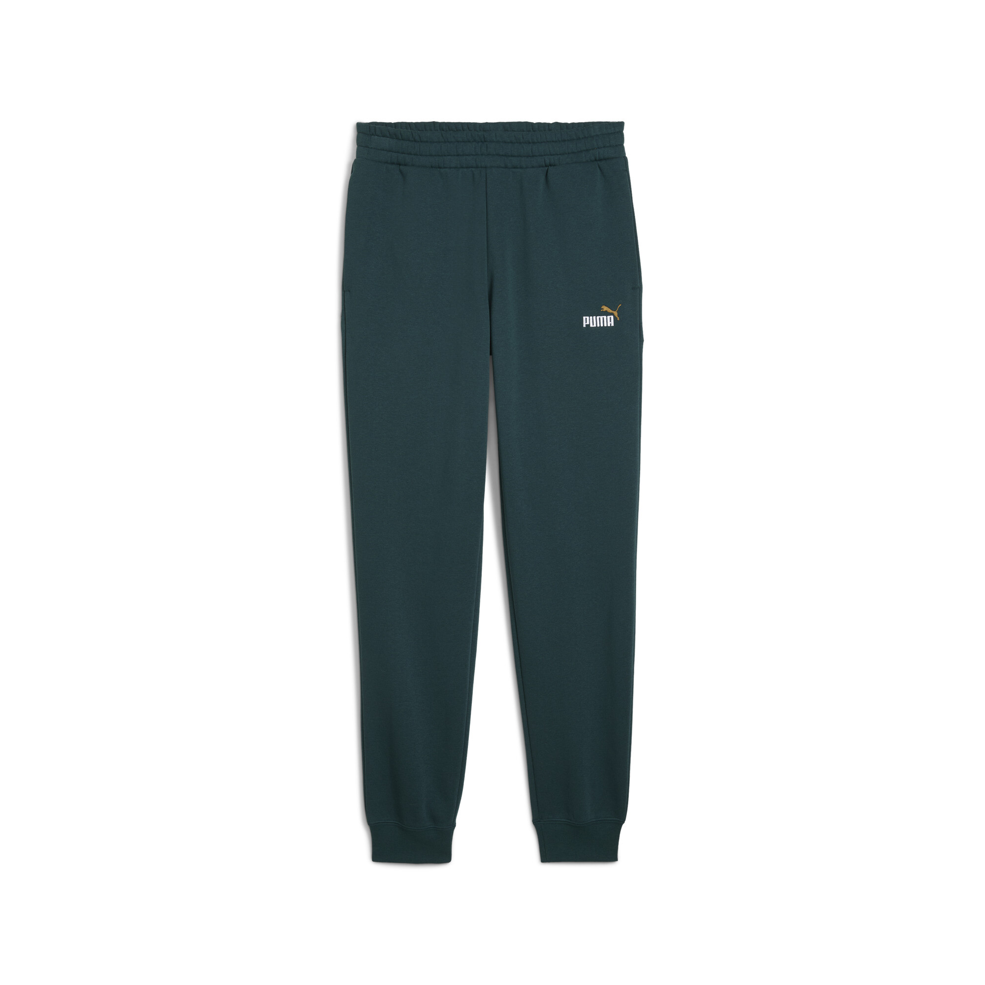PUMA Essentials 2 Colour No.1 Logo joggingbroek voor Heren, Groen, Maat M thumbnail 3