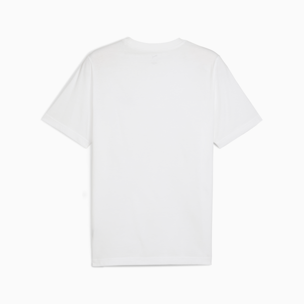 Essentials 2 Colour Small No. 1 Logo Tee Men, PUMA White, large-MEX