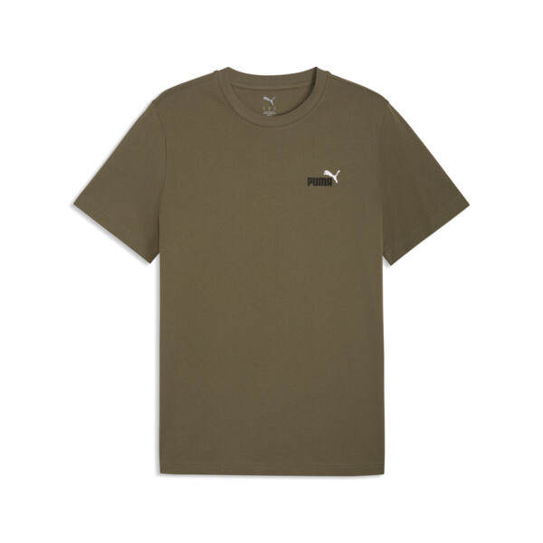 Remera PUMA Essentials 2 Colour Small No. 1 Logo para Hombre En Loden Verde
