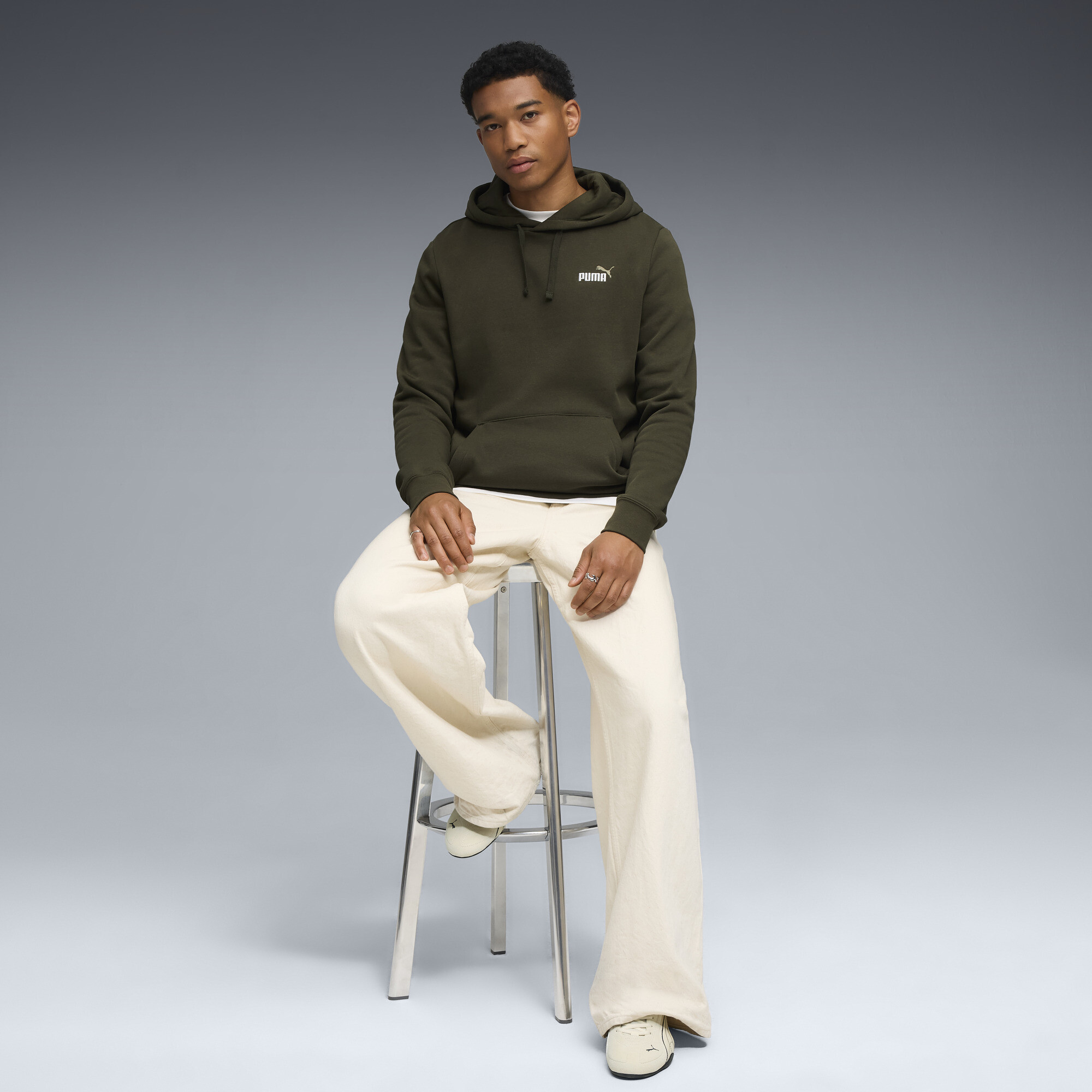 PUMA Essentials 2 Colour Small No. 1 Logo hoodie voor Heren, Maat XS thumbnail 4