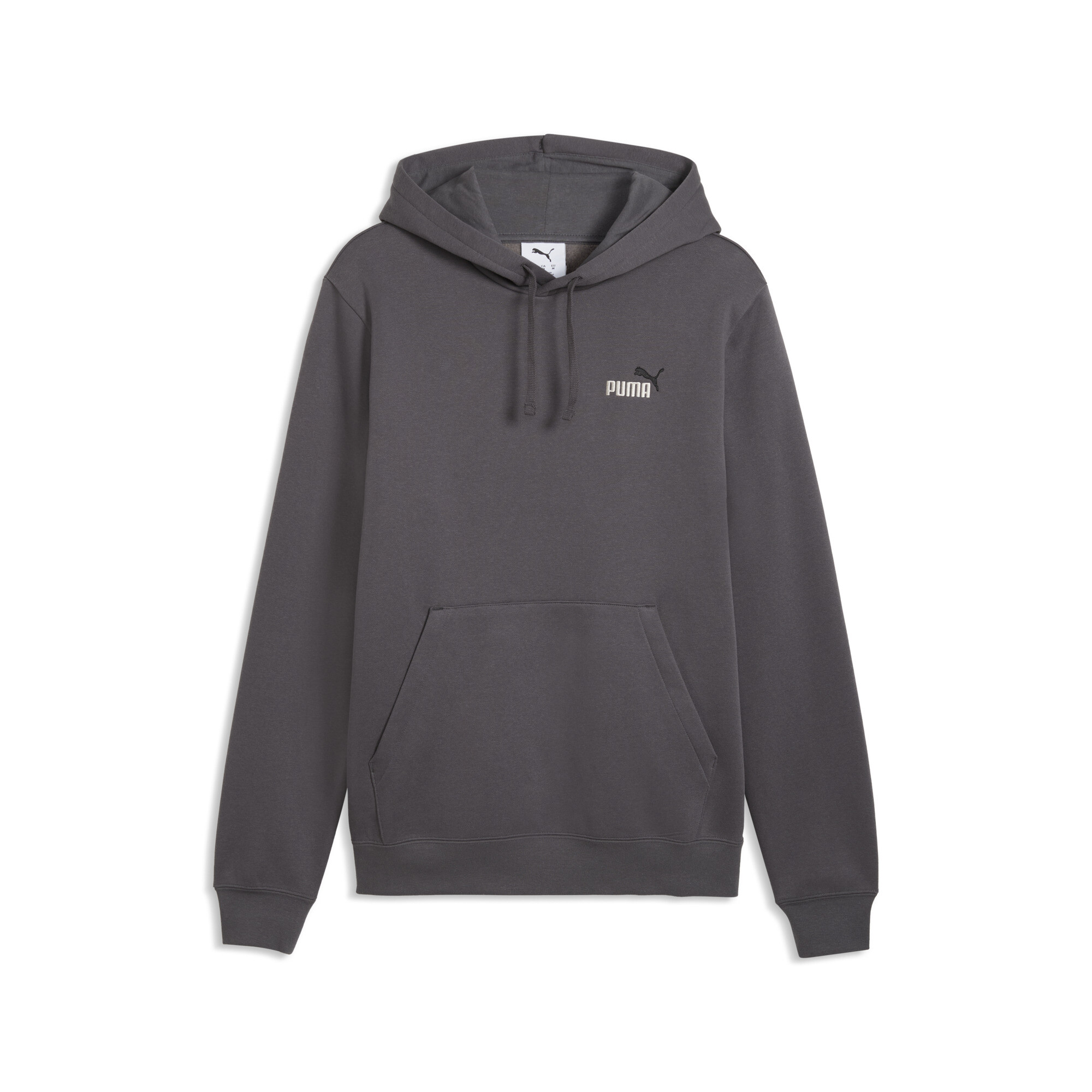PUMA Męska bluza z kapturem Essentials z małym dwukolorowym logo No. 1, Akcesoria, Szary, XXL