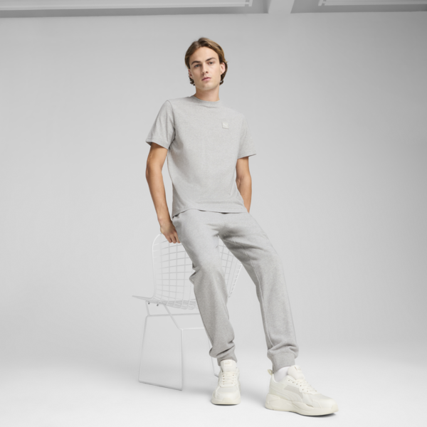 Essentials Elevated Tee Men, Light Gray Heather, large-MEX
