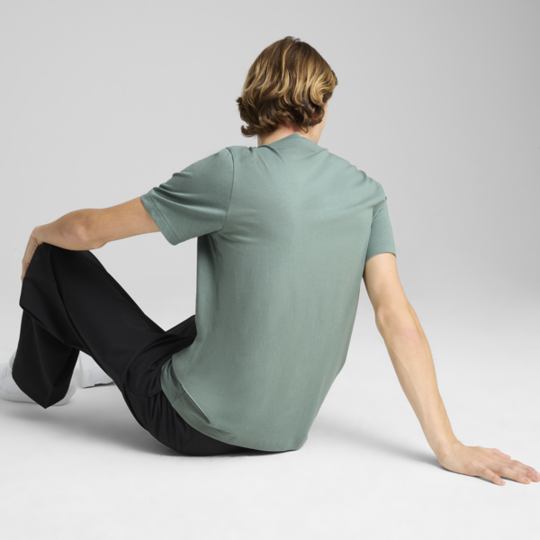 Essentials Elevated Tee Men, Green Moon, large-MEX