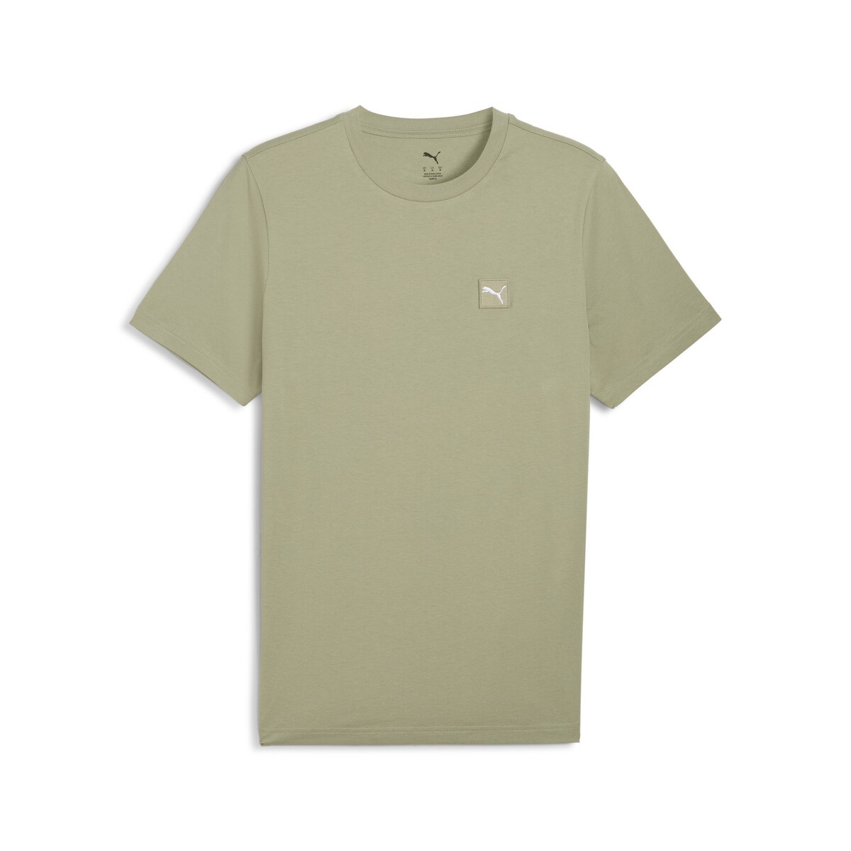Essentials Elevated T-Shirt Men in Lux Army by PUMA, XS