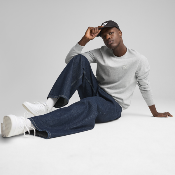 Buzo Essentials Elevated para hombre, Light Gray Heather, large-ARG