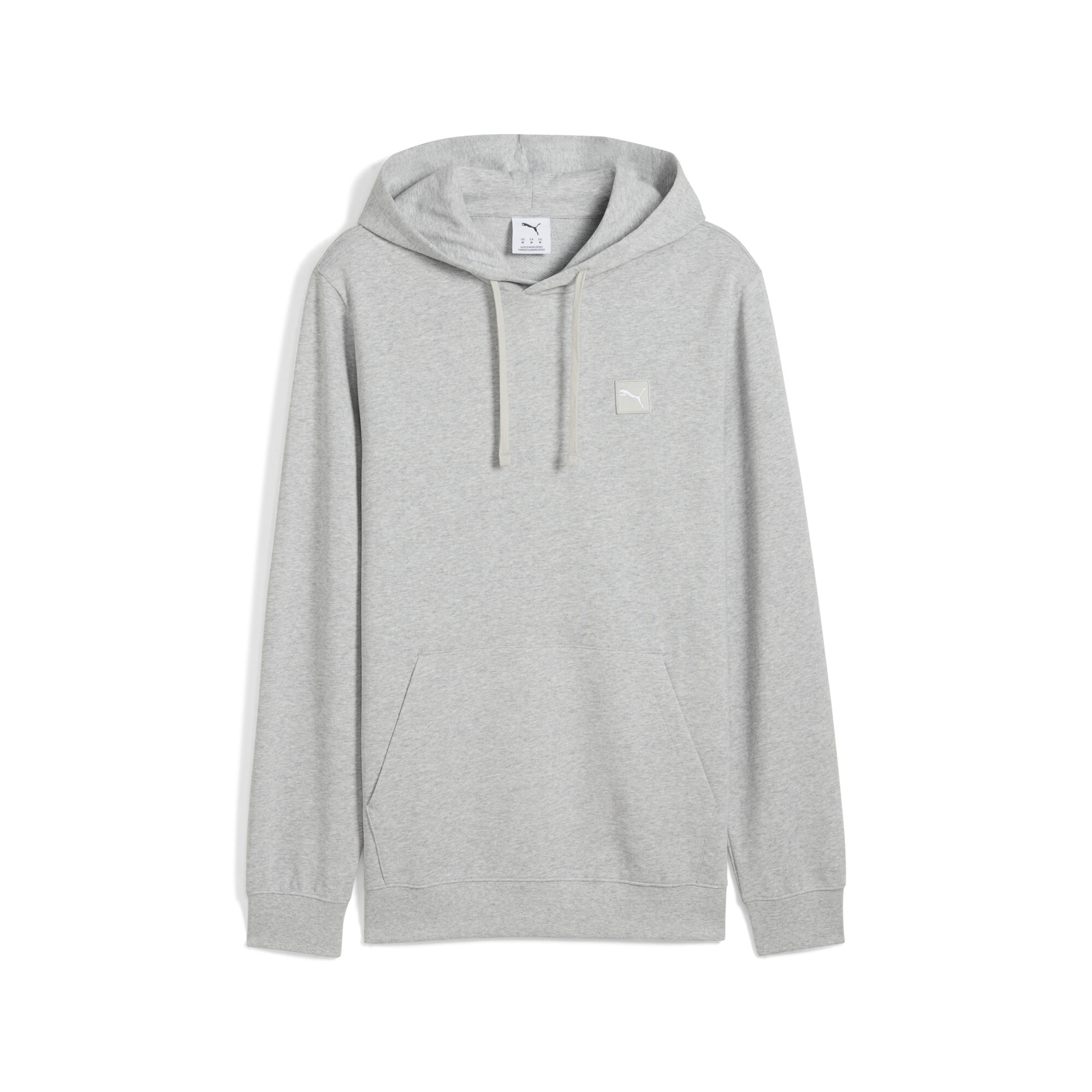 Puma Essentials Elevated Hoodie Herren | Mit Plain | Light Gray Heather | Größe: L