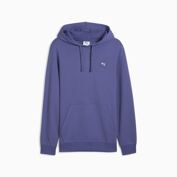 Essentials Elevated Hoodie Men, Blue Crystal, large-MEX
