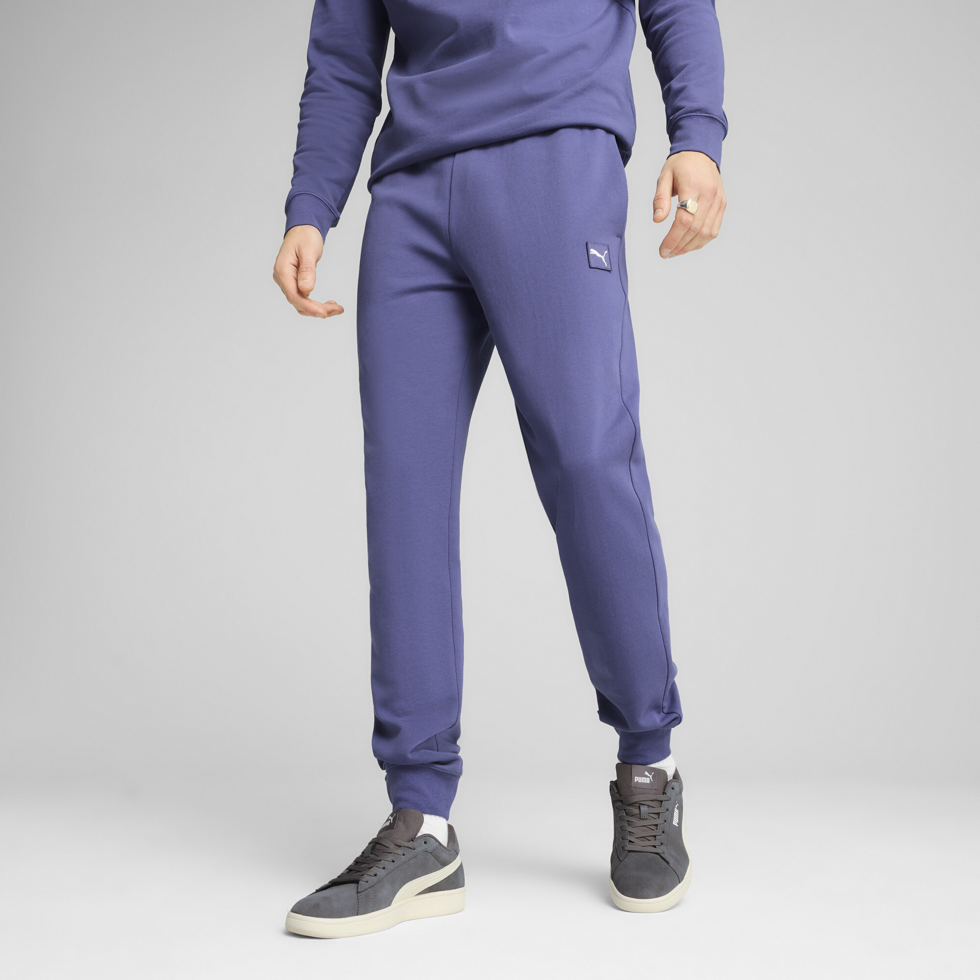 Puma Essentials Elevated Hose Herren | Mit Plain | Blue Crystal | Größe: L