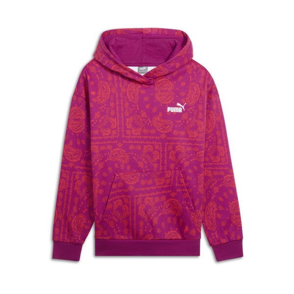 PUMA ESS+ PAISLEY AOP WOMEN'S HOODIE 