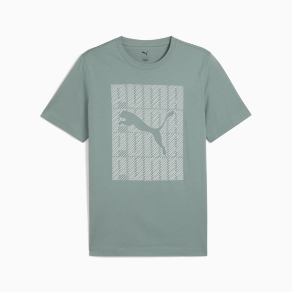 Remera Graphics PUMA Wording para hombre, Green Moon, large-ARG