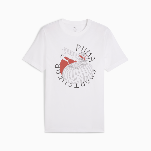 Playera GRAPHICS Execution para hombre, PUMA White, large-MEX