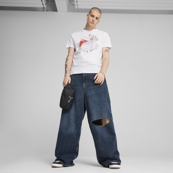 Remera Graphics Execution para hombre, PUMA White, large-ARG