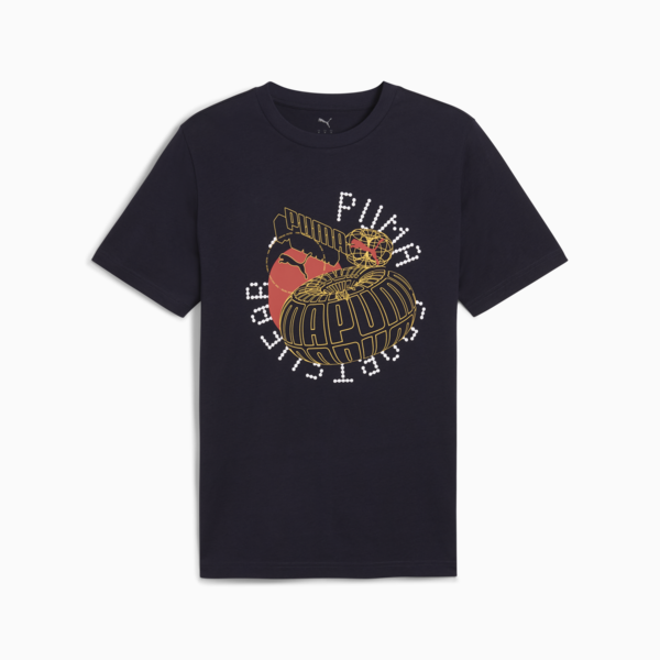 Remera Graphics Execution para hombre, New Navy, large-ARG