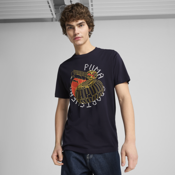 Playera GRAPHICS Execution para hombre, New Navy, large-MEX
