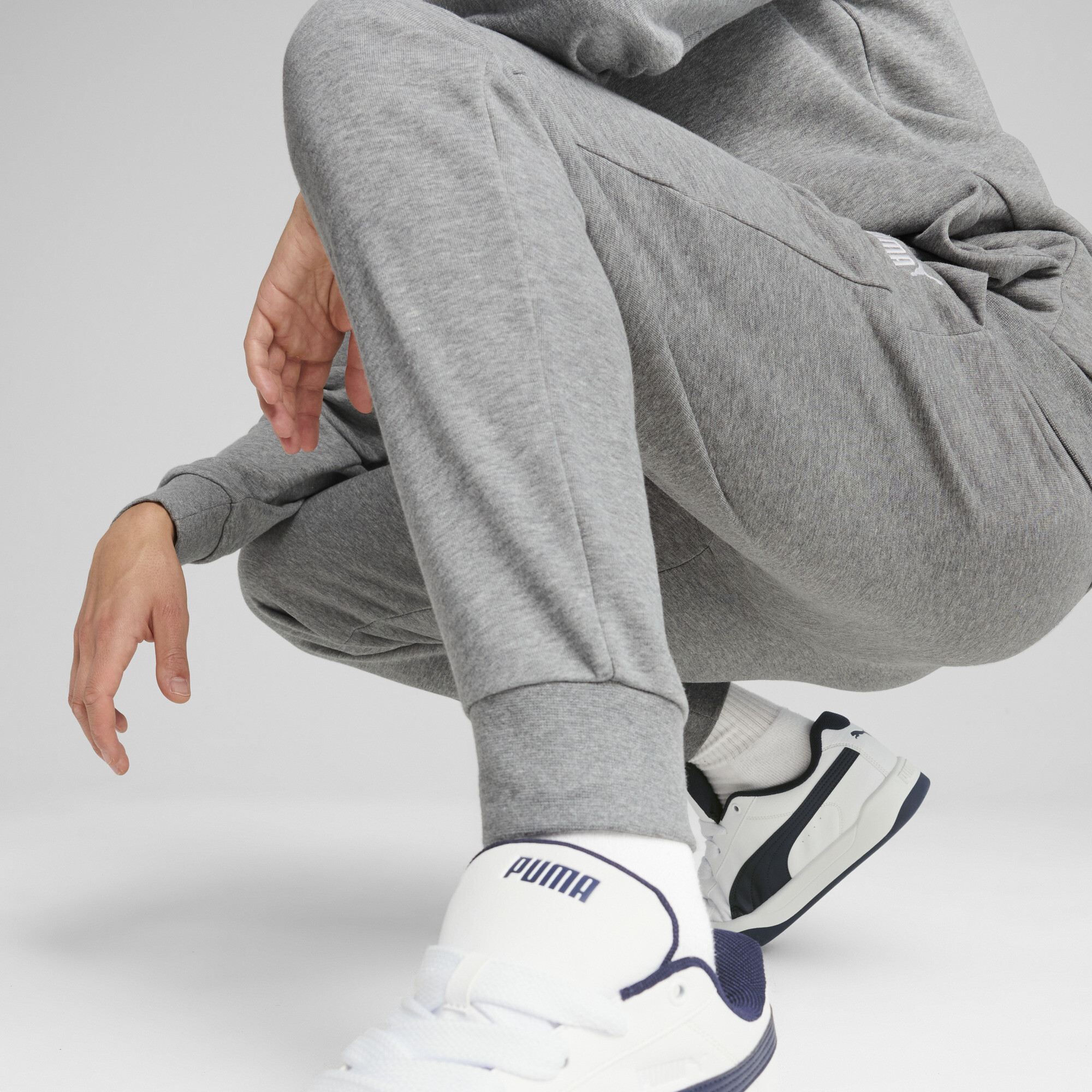 PUMA Essentials sweatpak voor Heren, Grijs, Maat M thumbnail 4