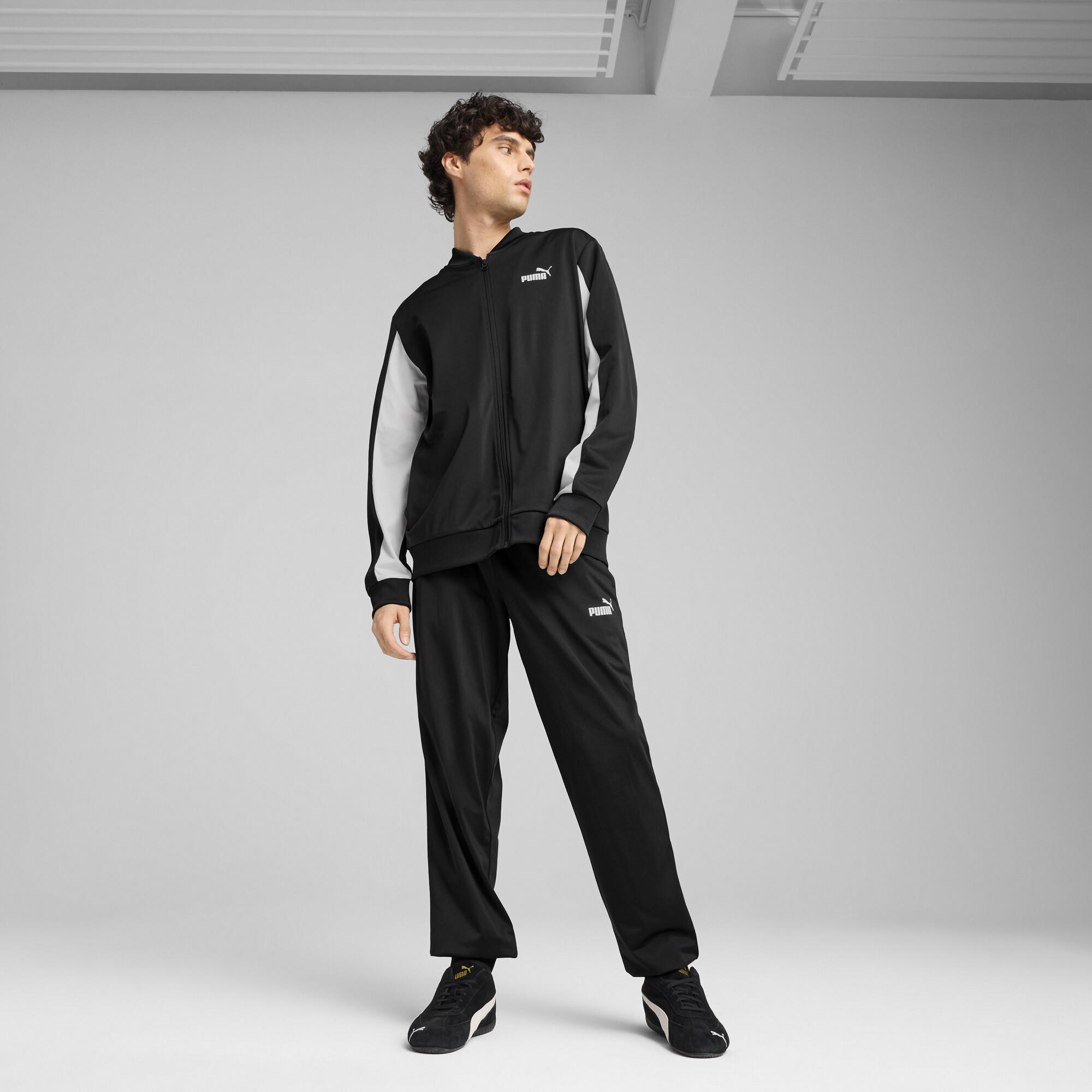 Спортивный костюм Poly Baseball-Inspired Suit Men | Цвет: Черный