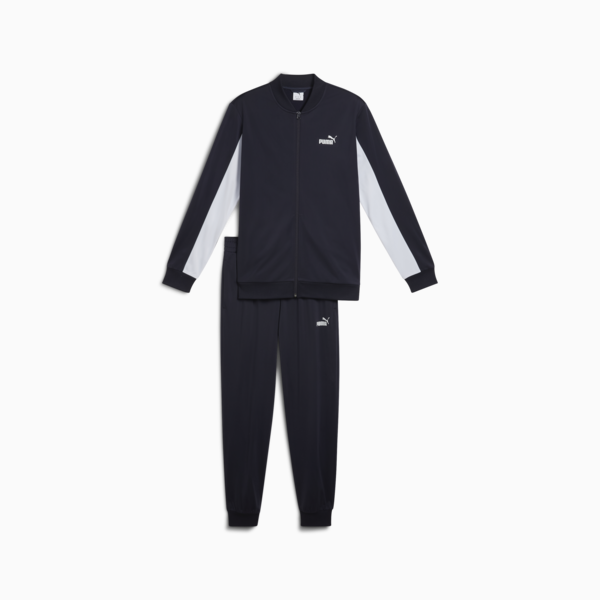 Conjunto de campera y jogging Baseball-Inspired para hombre, New Navy, large-ARG